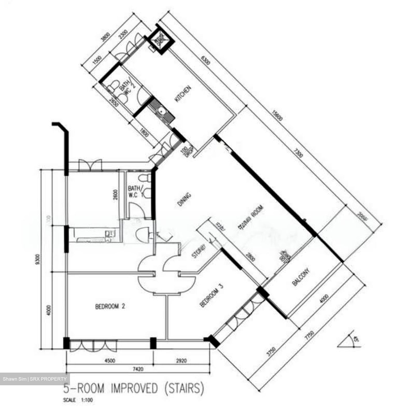 Blk 298 Tampines Street 22 (Tampines), HDB 5 Rooms #536736411